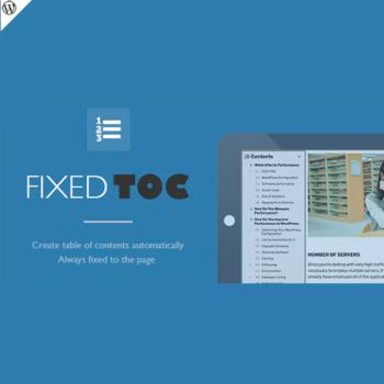 Fixed-TOC-table-of-contents-for-WordPress-plugin