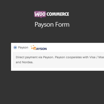 WooCommerce-Payson-Form