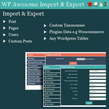 WordPress-Awesome-Import-Export-Plugin