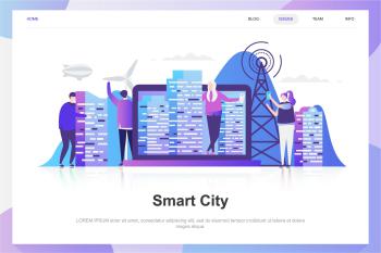 smart-city-flat-concept